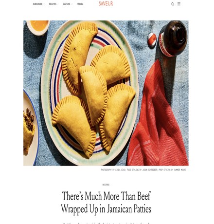 Saveur — There's Much More Than Beef Wrapped Up in Jamaican Patties